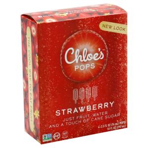 chloe's - Strawberry Fruit Pop