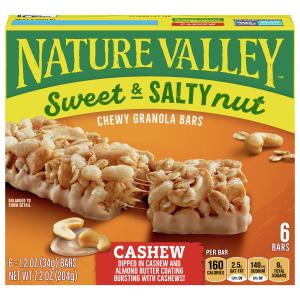 Nature Valley - Swt Salty Granola Bar Cashew