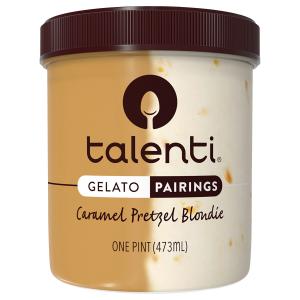 Talenti - Caramel Pretzel Blondie Gelato Pairings