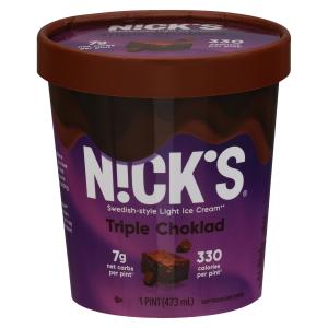 Nick's - Light Triple Choklad Ice Cream