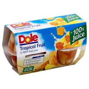 Dole - Tropical Frt Frt Cups 4pk