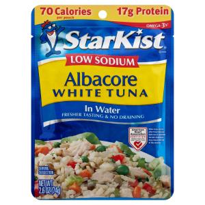 Starkist - Tuna Wtr Low Sodium Pouch