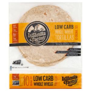 la Tortilla Factory - Whole Wheat Low Crb lf Tortila