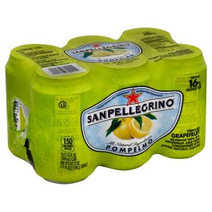 San Pellegrino - Wtr Pompelmo 6pk Cans