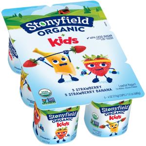 Stonyfield - yo Kids Straw Banilla 6pk