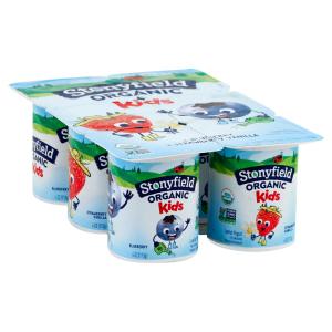 Stonyfield - yo Kids Straw Van Rasp 6pk