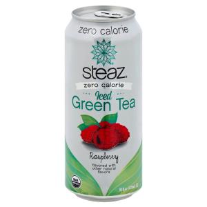 Steaz - Zero Calorie Raspberry Green Tea